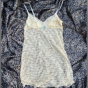 Y2k Jenny Jen Lingerie Slip Dress